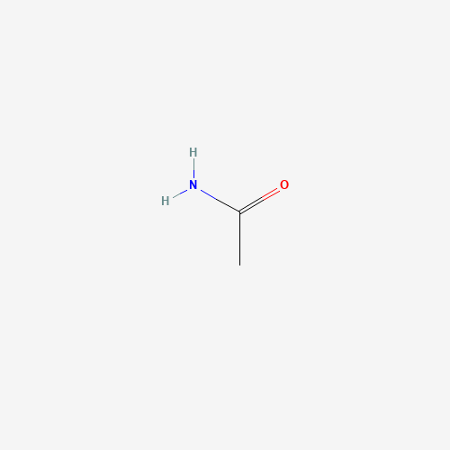 Estructura molecular 2D de Acetamida (C2H5NO)
