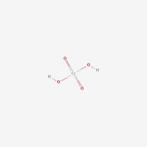 Estructura molecular 2D de Ácido crómico (H2CrO4)