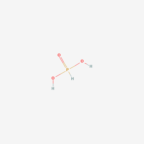 Estructura molecular 2D de Ácido fosforoso (H3PO3)