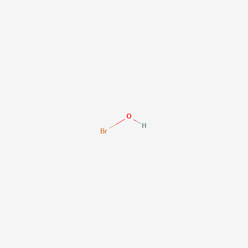 Estructura molecular 2D de Ácido hipobromoso (HBrO)