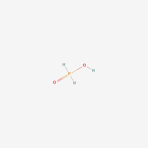 Estructura molecular 2D de Ácido hipofosforoso (H3PO2)