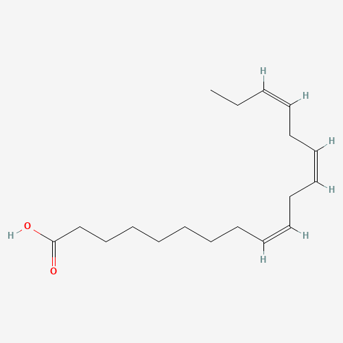 Estructura molecular 2D de Ácido α-linolénico (C18H30O2)