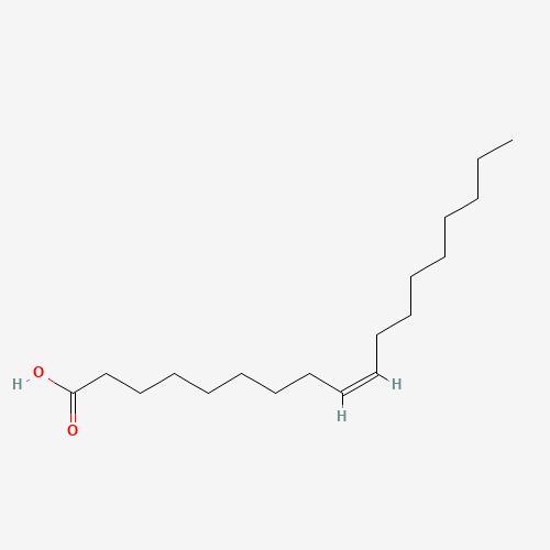 Estructura molecular 2D de Ácido oleico (C18H34O2)