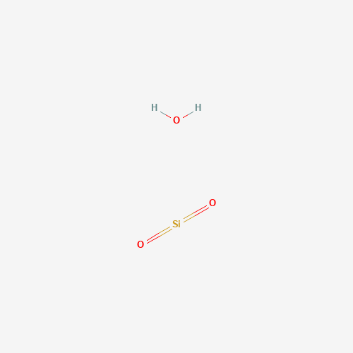 Estructura molecular 2D de Ácido silícico (H2SiO3)