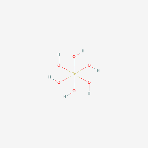 Estructura molecular 2D de Ácido telúrico (H6TeO6)