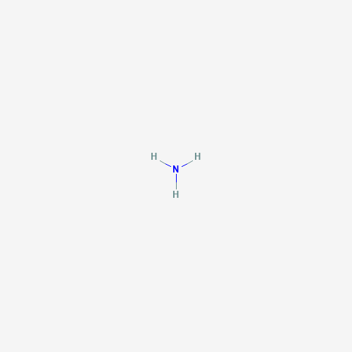 Estructura molecular 2D de Amoníaco doméstico (NH3)