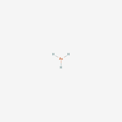 Estructura molecular 2D de Arsina (AsH3)
