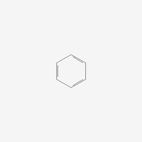 Estructura molecular 2D de Benceno (C6H6)