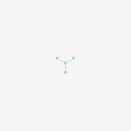 Estructura molecular 2D de Borano (BH3)