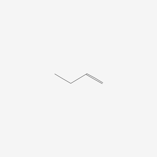 Estructura molecular 2D de 1-Buteno (C4H8)