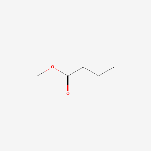 Estructura molecular 2D de Butirato de metilo (C5H10O2)
