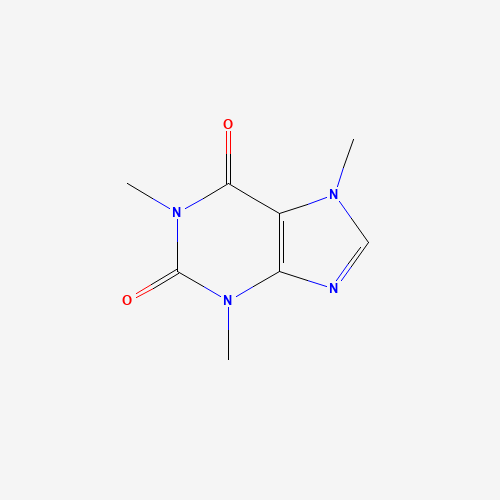 Estructura molecular 2D de Cafeína (C8H10N4O2)