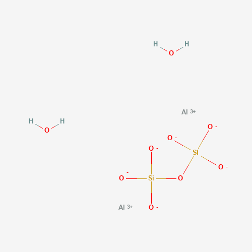 Estructura molecular 2D de Caolinita (Al2Si2O5(OH)4)