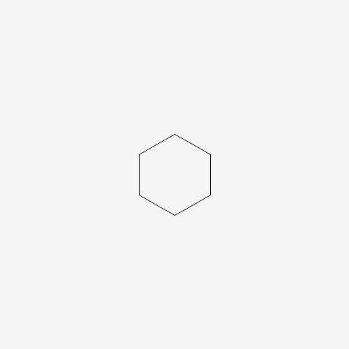 Estructura molecular 2D de Ciclohexano (C6H12)