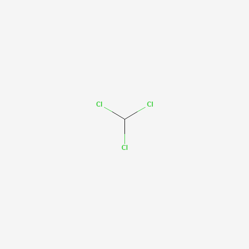 Estructura molecular 2D de Cloroformo (CHCl3)