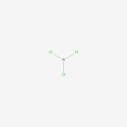 Estructura molecular 2D de Cloruro de aluminio (AlCl3)