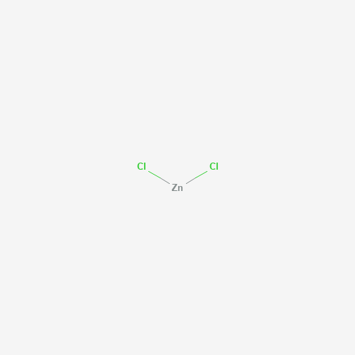 Estructura molecular 2D de Cloruro de cinc (ZnCl2)