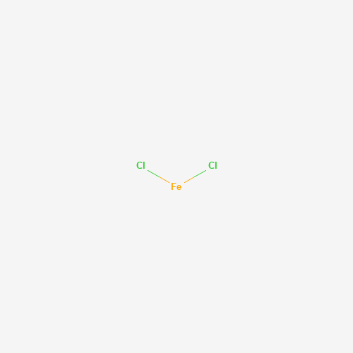 Estructura molecular 2D de Cloruro de hierro (II) (FeCl2)