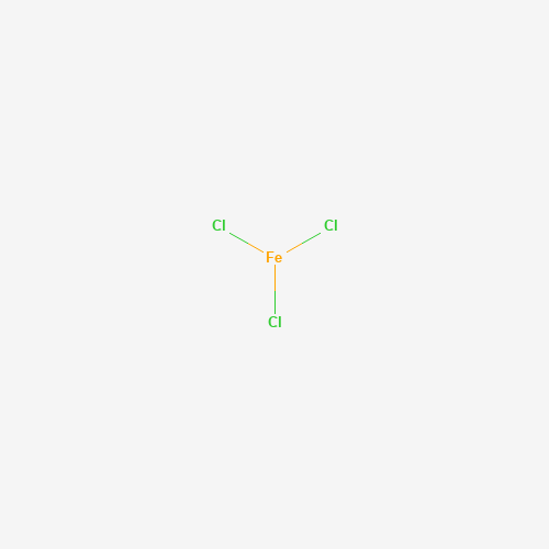 Estructura molecular 2D de Cloruro de hierro (III) (FeCl3)
