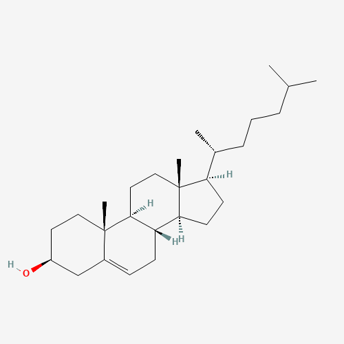Estructura molecular 2D de Colesterol (C27H46O)