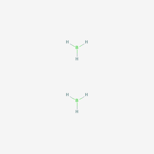 Estructura molecular 2D de Diborano (B2H6)