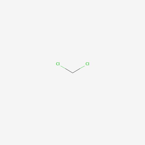 Estructura molecular 2D de Diclorometano (CH2Cl2)