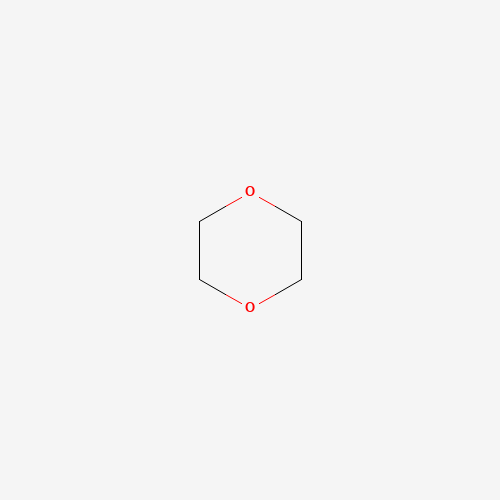Estructura molecular 2D de 1,4-Dioxano (C4H8O2)