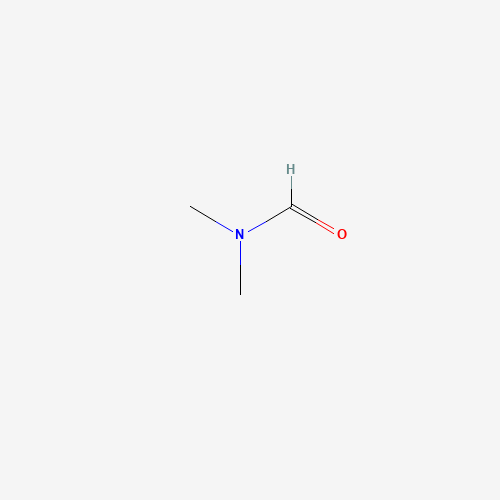 Estructura molecular 2D de Dimetilformamida (C3H7NO)