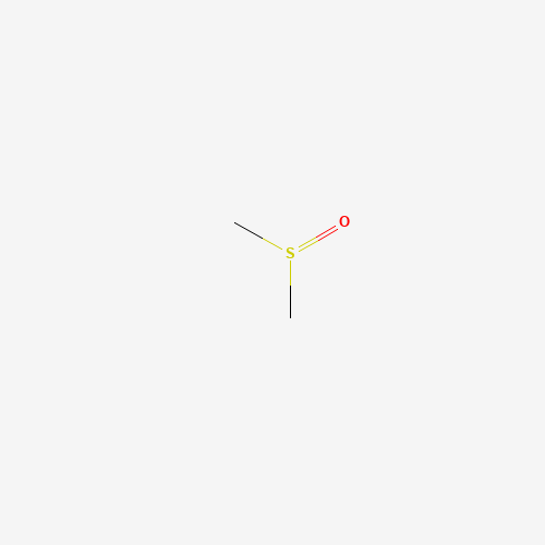 Estructura molecular 2D de Dimetilsulfóxido (C2H6OS)