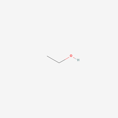Estructura molecular 2D de Etanol (C2H5OH)