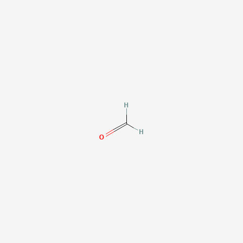 Estructura molecular 2D de Formaldehído (CH2O)