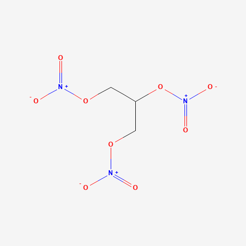 Estructura molecular 2D de Nitroglicerina (C3H5N3O9)