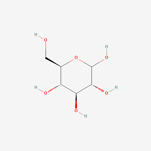 Estructura molecular 2D de Glucosa (C6H12O6)