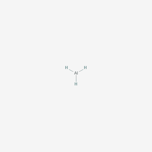 Estructura molecular 2D de Hidruro de aluminio (AlH3)