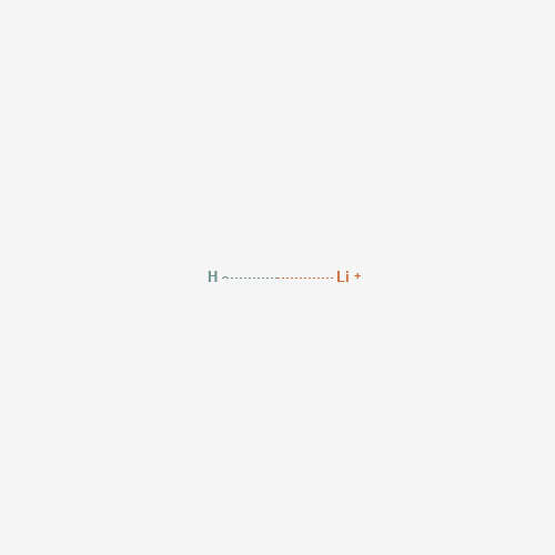 Estructura molecular 2D de Hidruro de litio (LiH)
