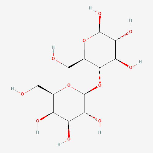 Estructura molecular 2D de Lactosa (C12H22O11)