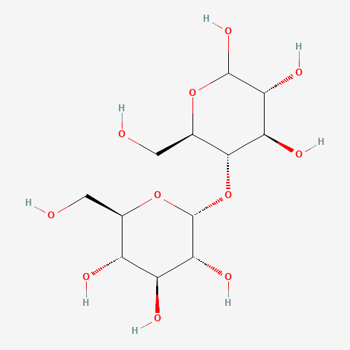 Estructura molecular 2D de Maltosa (C12H22O11)