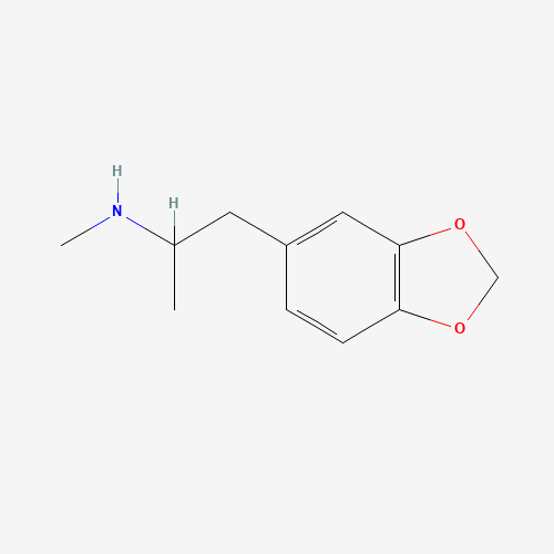Estructura molecular 2D de MDMA (C11H15NO2)