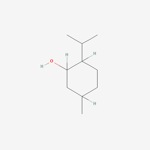 Estructura molecular 2D de Mentol (C10H20O)