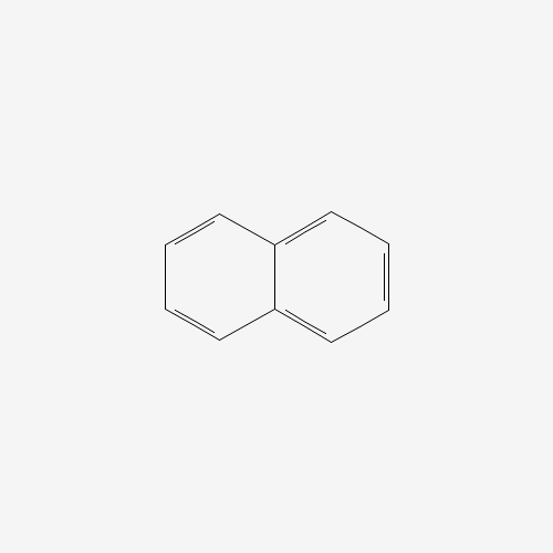 Estructura molecular 2D de Naftalina (antipolillas) (C10H8)