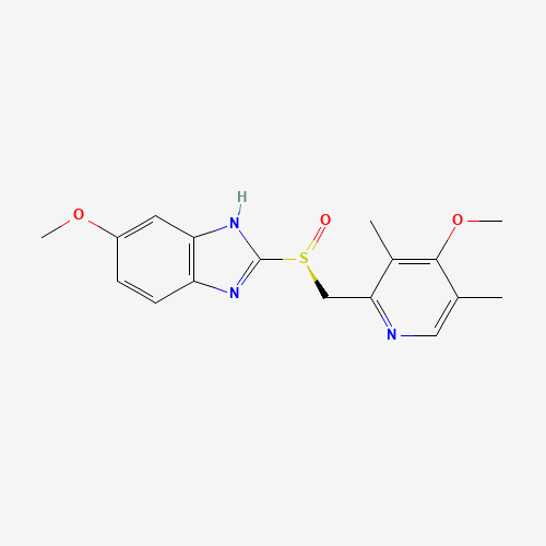 Estructura molecular 2D de Omeprazol (C17H19N3O3S)