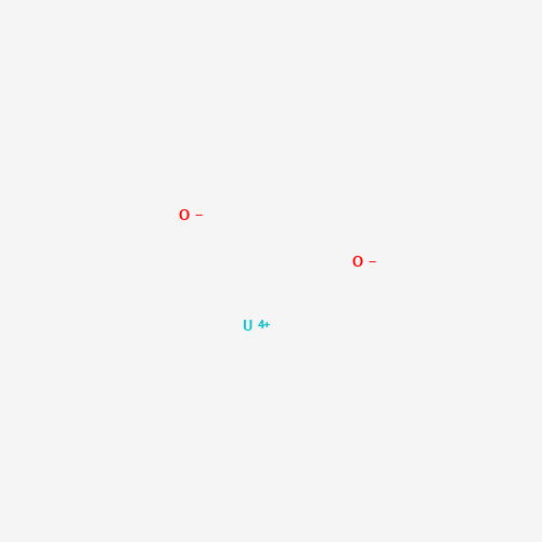 Estructura molecular 2D de Dióxido de uranio (UO2)
