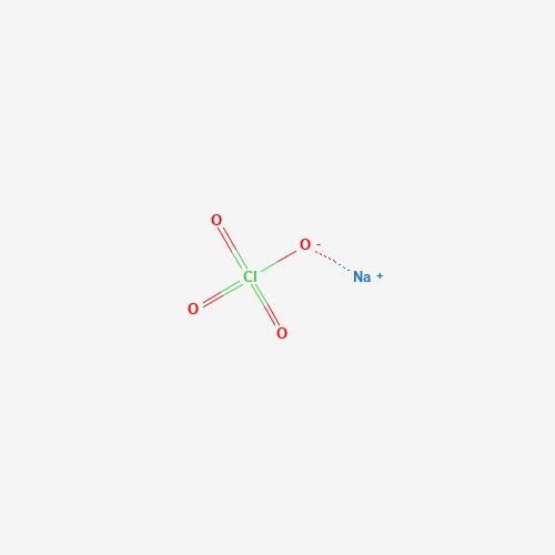 Estructura molecular 2D de Perclorato de sodio (NaClO4)