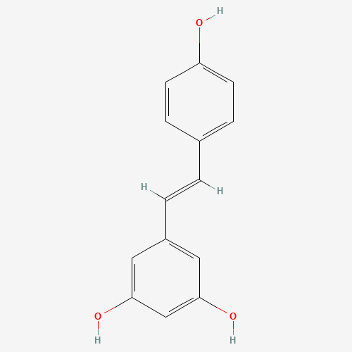 Estructura molecular 2D de Resveratrol (C14H12O3)