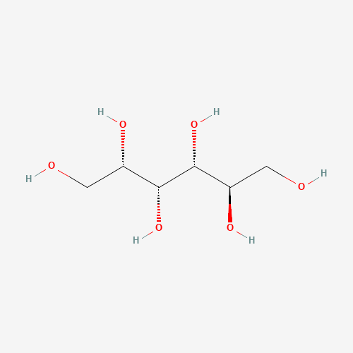 Estructura molecular 2D de Sorbitol (C6H14O6)