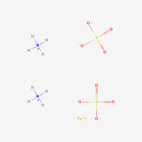 Estructura molecular 2D de Sal de Mohr (Fe(NH4)2(SO4)2)