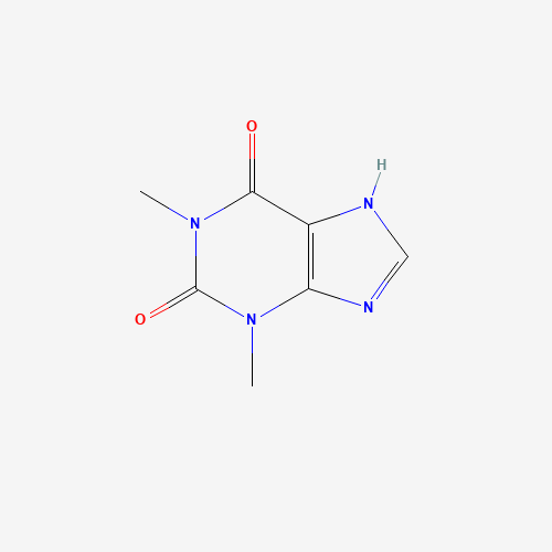 Estructura molecular 2D de Teofilina (C7H8N4O2)