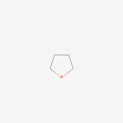Estructura molecular 2D de Tetrahidrofurano (C4H8O)