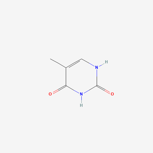 Estructura molecular 2D de Timina (C5H6N2O2)