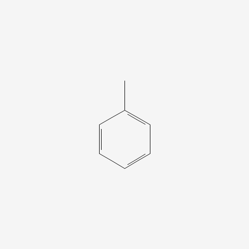 Estructura molecular 2D de Tolueno (C7H8)